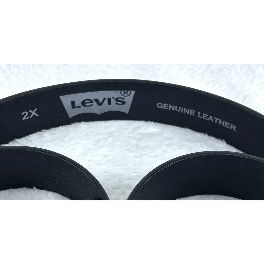 LEVI'S‎ Black Genuine Leather Belt Size XX-Large 46/48 10LV020006